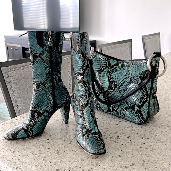 Donald J Pliner python snakeskin style bag - Picture 4 of 10